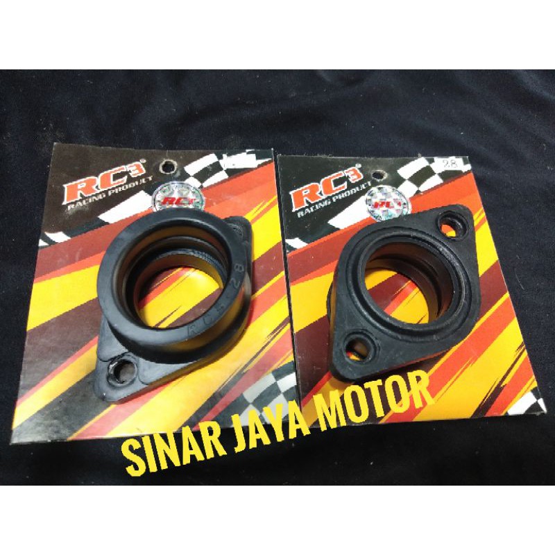 karet intake intek intak  karburator carburator karbu pe24. pe26. pe28. pe30 rc3