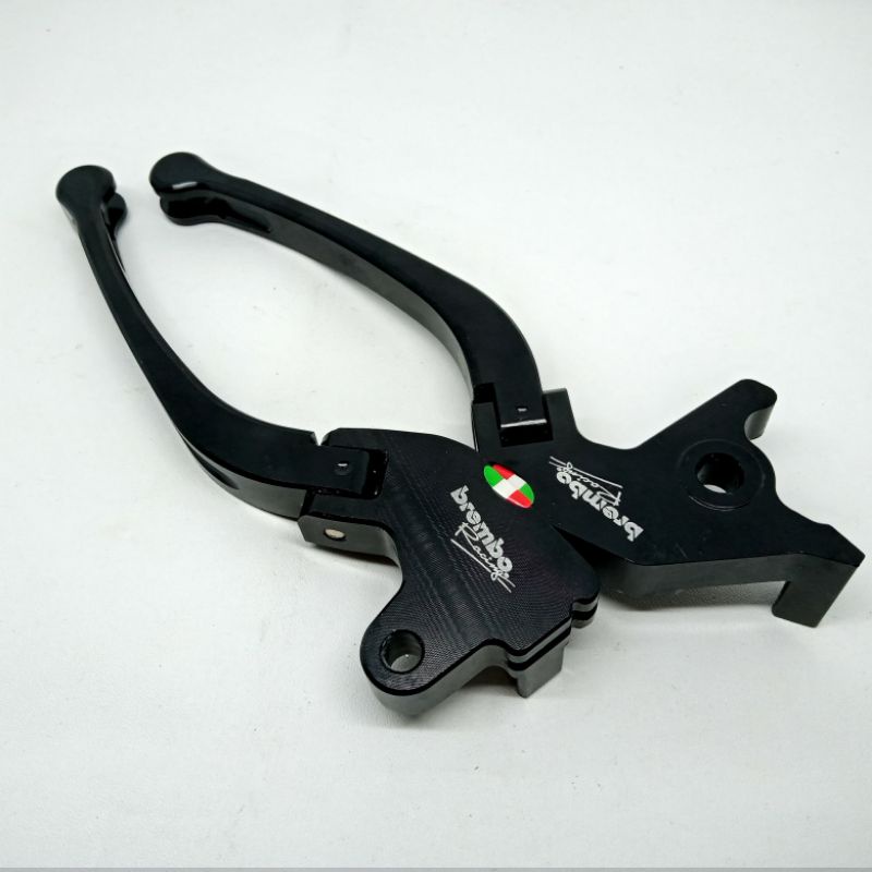 Handle rem Brembo lipat CNC Hitam