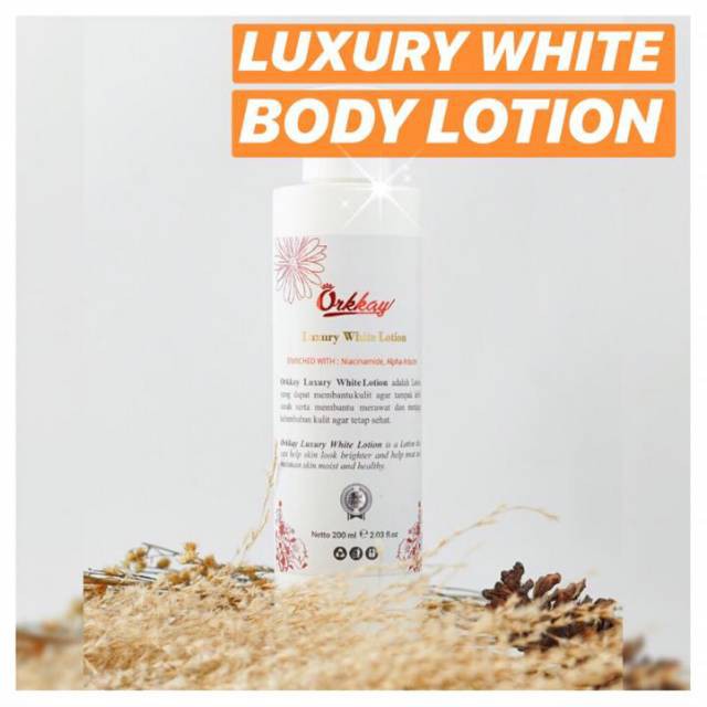 LUXURY WHITENING LOTION ORKKAY SKIN CARE PEMUTIH SUPER AMPUH
