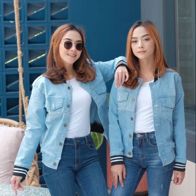 MYUMIWSHOP JACKET LEA SPORTY JEANS MALFS