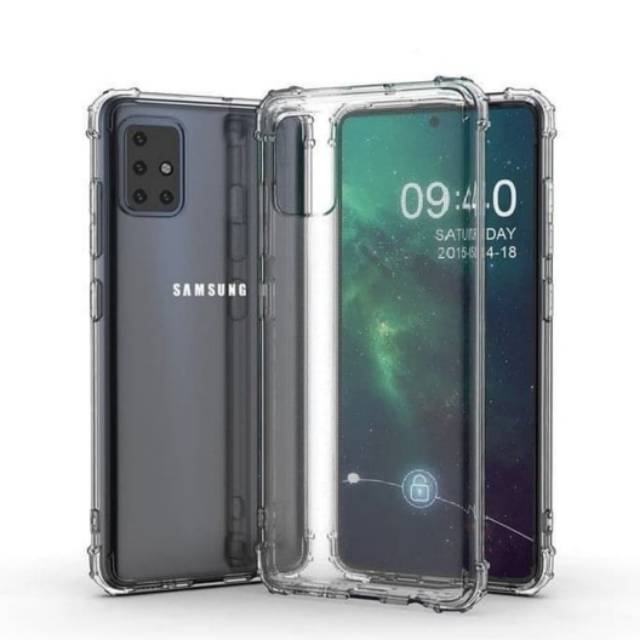 anticrack Samsung A13 A33 A73 A22 A32 A52 A72 A51 A71 A21S case cover anti crack fuze acrylic