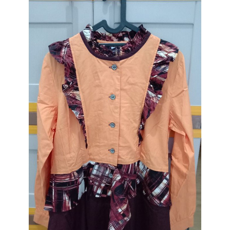 Preloved tuneeca simply look tunik yellowish