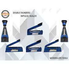 Mesin Pres Plastik / Impluse Sealer Double Thunder 20 Cm Body Plastik