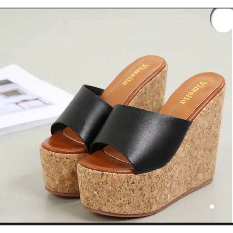 wedges wanita kekinian/Sepatu Wedges wanita kode C14/Wedges
