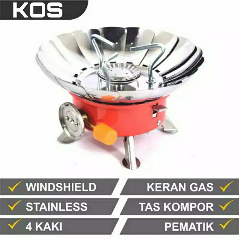 kompor portable wp - kompor Windproof - kompor portable Windproof- kompor kovar - kompor tahan angin