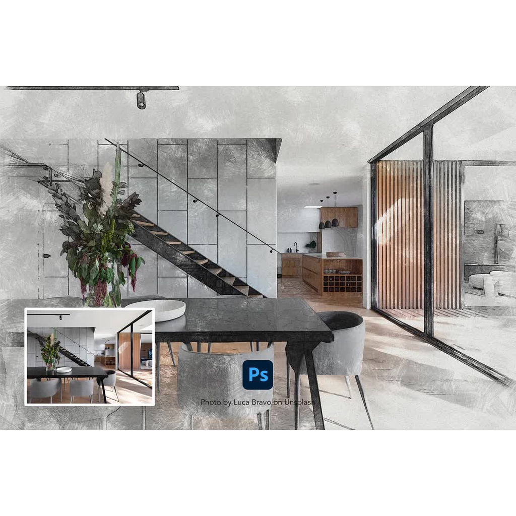 Photoshop Sketch Effect Creator