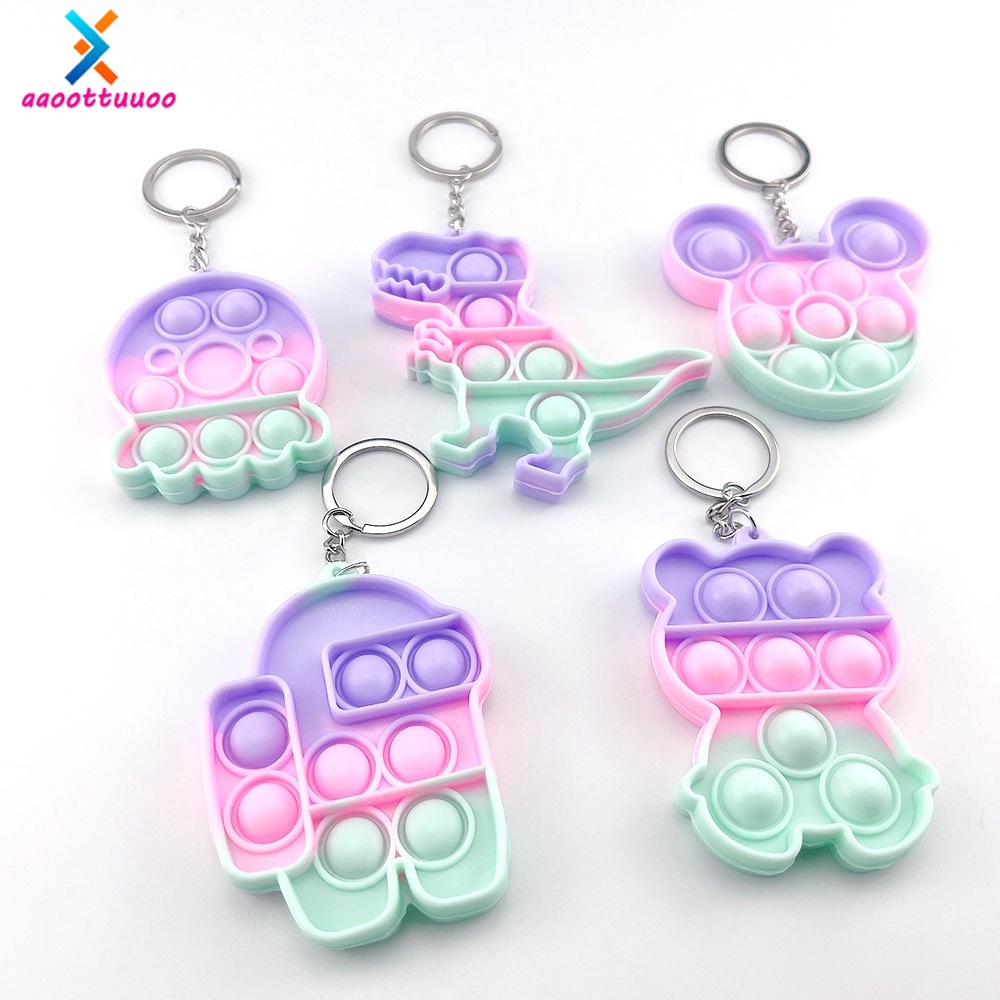 Cream Silicone Push Pop Bubble Toy 