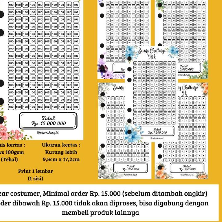 

Super Promo JDF7G Kertas Sinking Fund uk A6 Q60 Kirim Sekarang
