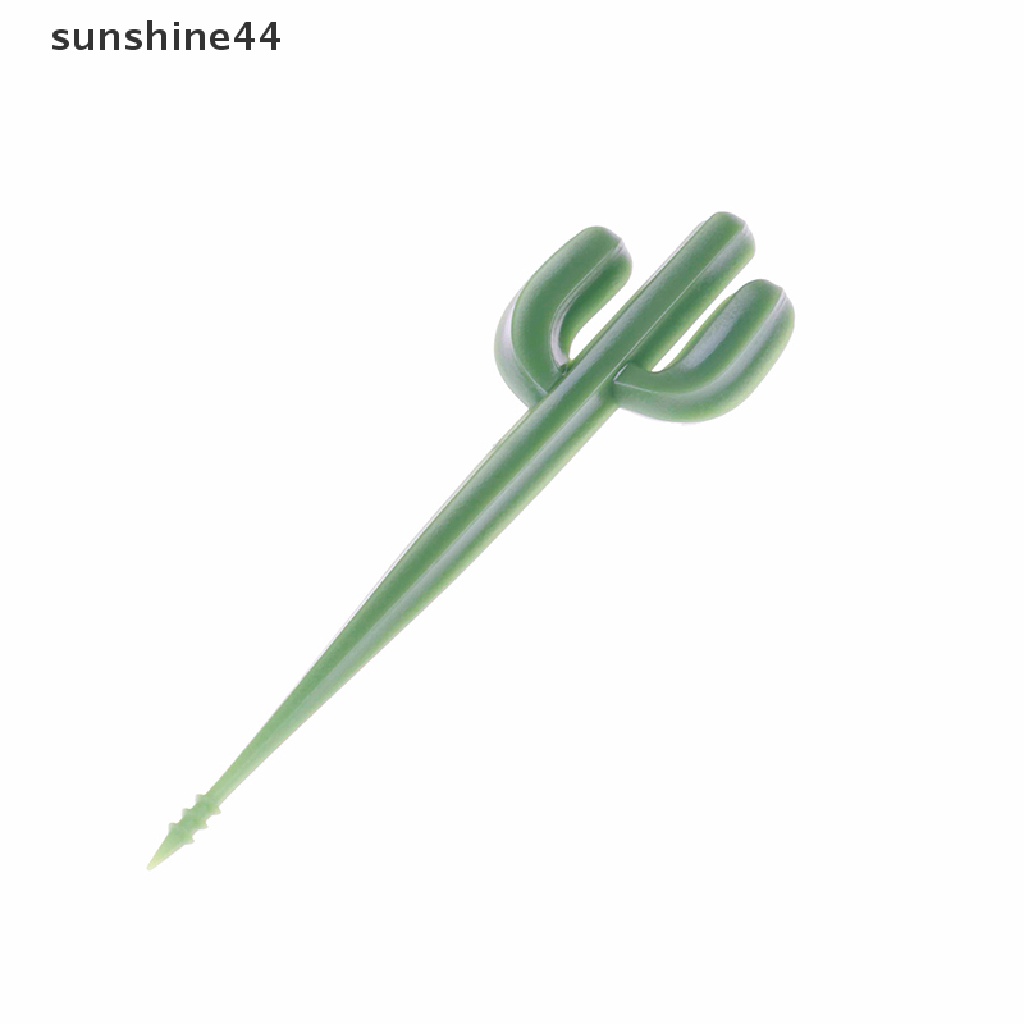 Sunshine 6pcs / Pak Tusuk Gigi Bentuk Kaktus Untuk Anak