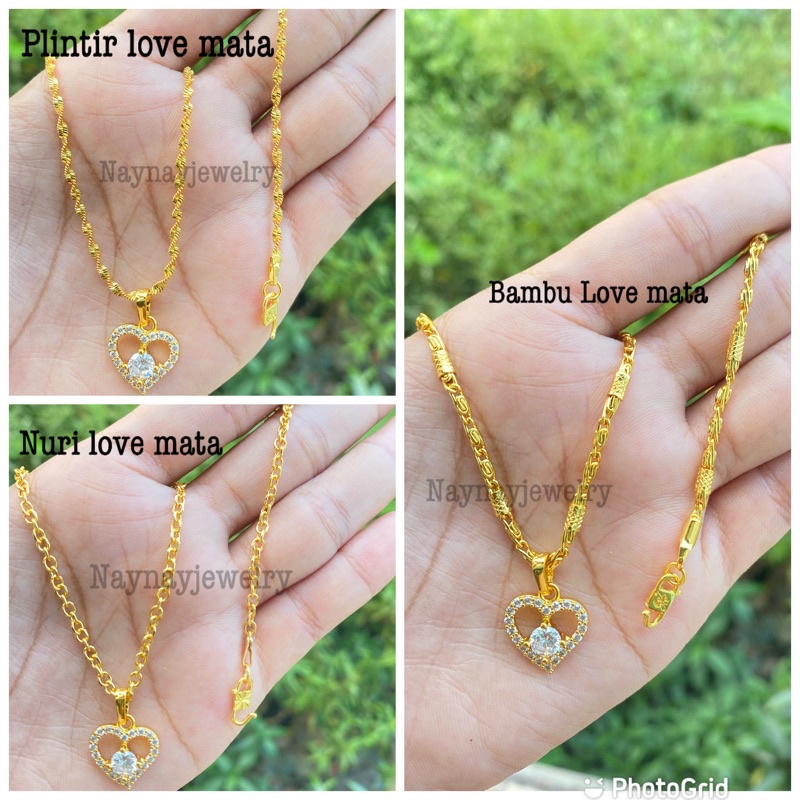 Kalung Koin 45cm / warna 24k / Logam yxy