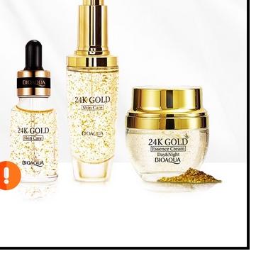 ❊ ✨LACIKOSME✨ BIOAQUA SERUM WAJAH 24K GOLD ESSENCE CREAM - SERUM GOLD BIOAQUA ORIGINAL ❈