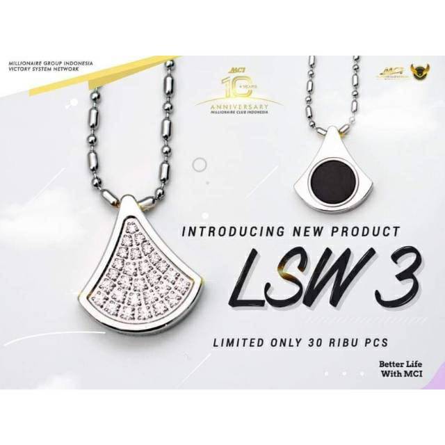NEW EDITION / LSW 3 KIPAS /MCI / ORIGINAL 100% / LIFE SECRET WOMAN / PENDANT / KALUNG KESEHATAN /