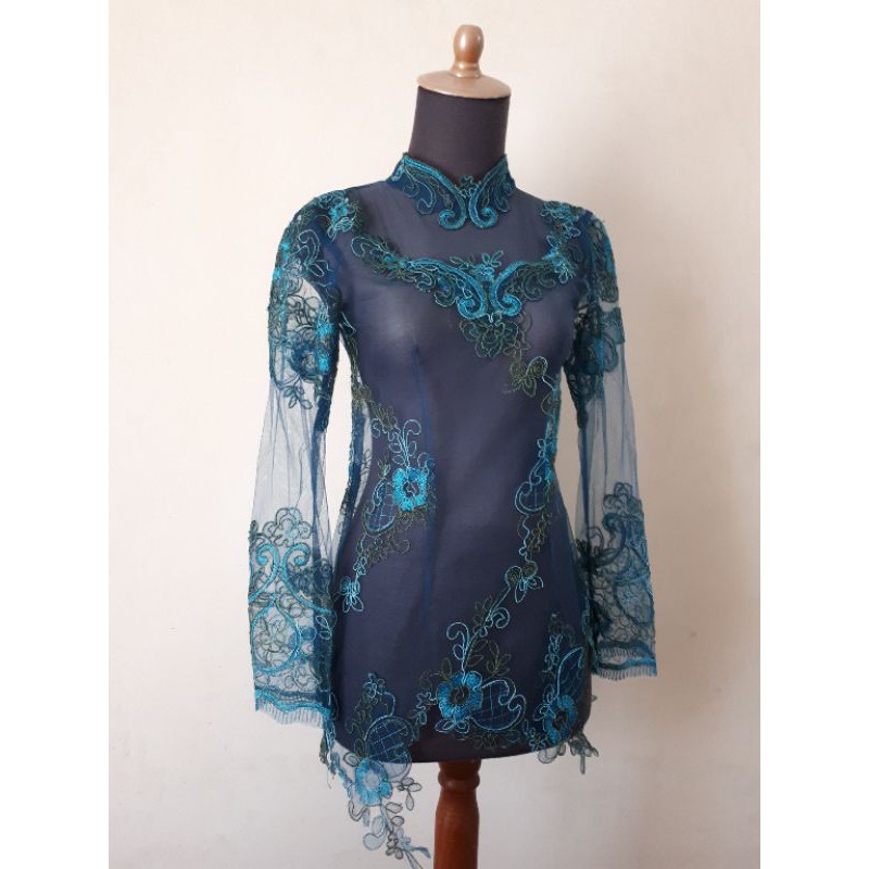 Brokat Kebaya Tosca Tua Preloved
