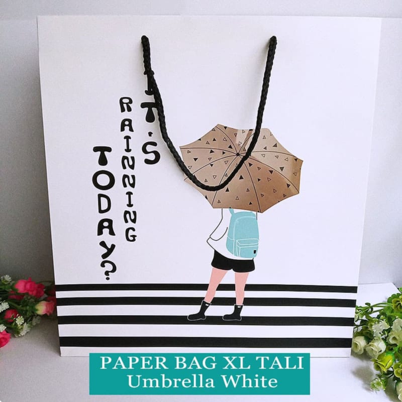 

Paper Bag Tali Motif / Tas Kertas Kado / Tas Ultah - XL GIRL