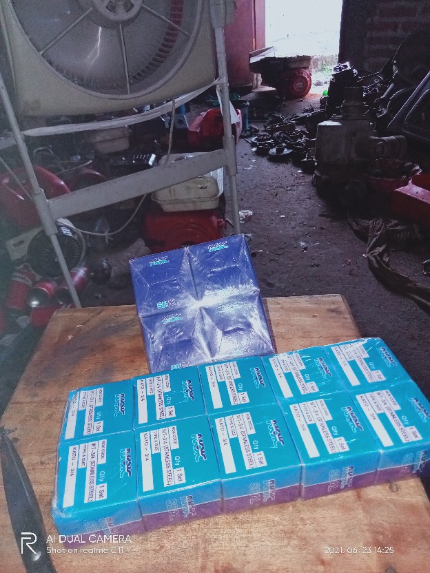 Mechanical Seal Sil Kato Nok List Biru Mesin Pompa Air Alkon Tipe Wp50 Wp80 2inci 3inci