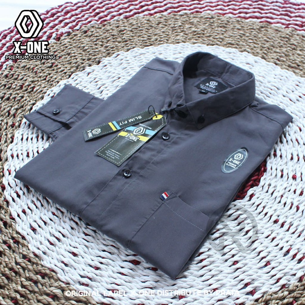 Kemeja Polos Pria Lengan Panjang Kemeja Pria Casual Distro Premium Quality Bukan Eighty Eight