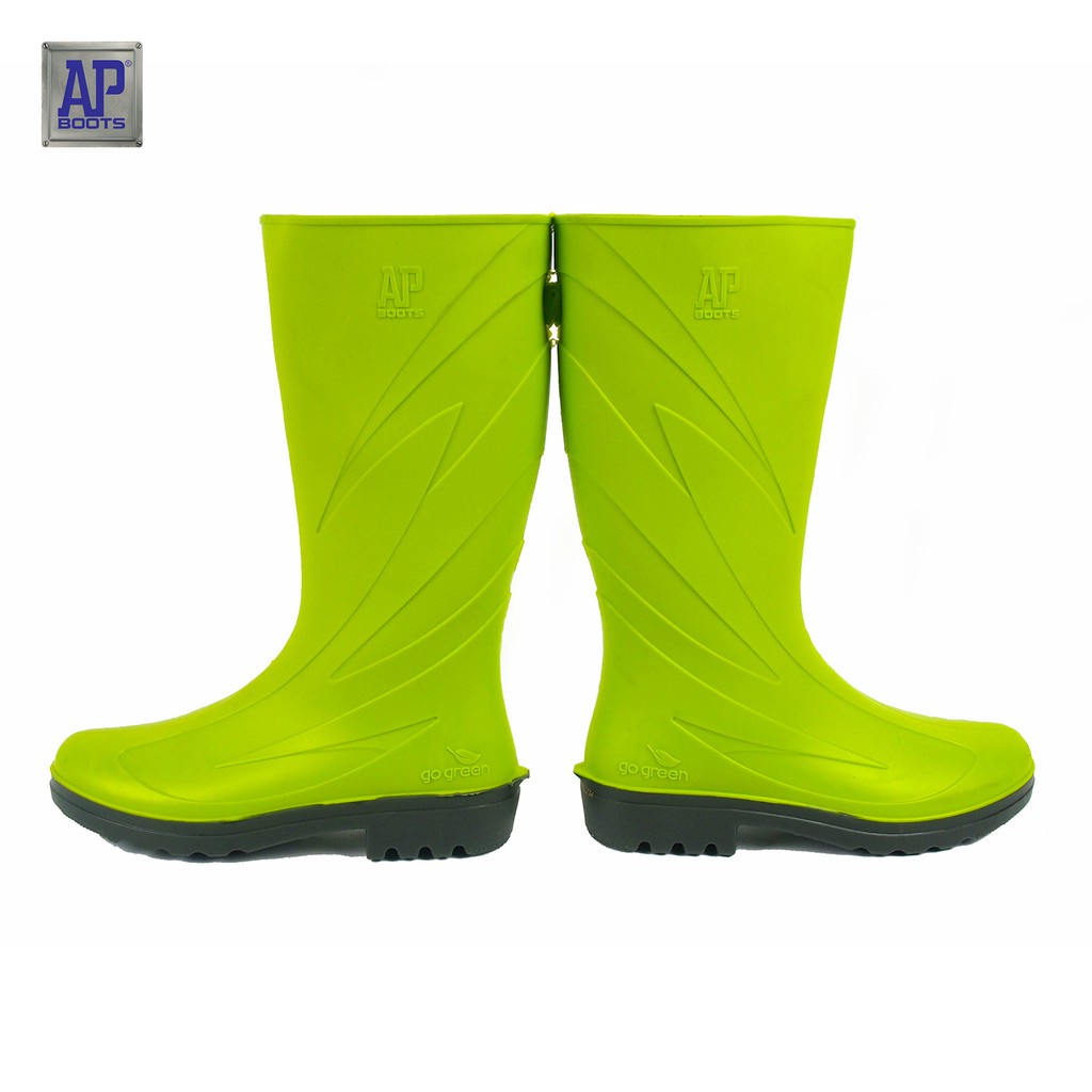 AP Boots 2017 GREEN LIME - Sepatu Boot PVC