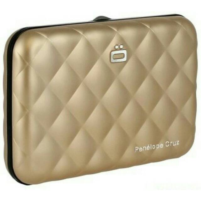 Dompet OGON BUTTON Card Case Militer Alumunium Wallet