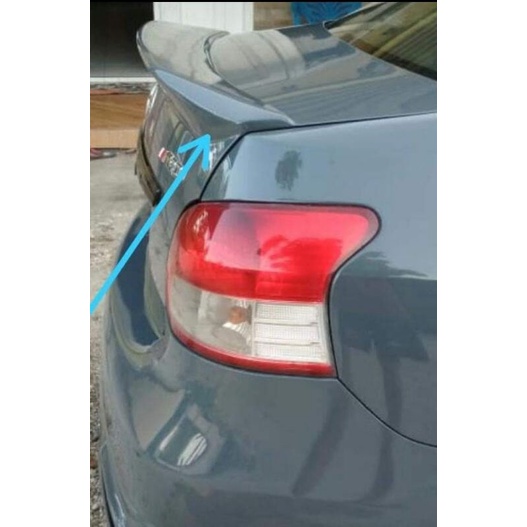 Ducktail Vios gen 2 model rocket bunny bahan fiberglass berkualitas tebal kuat murah