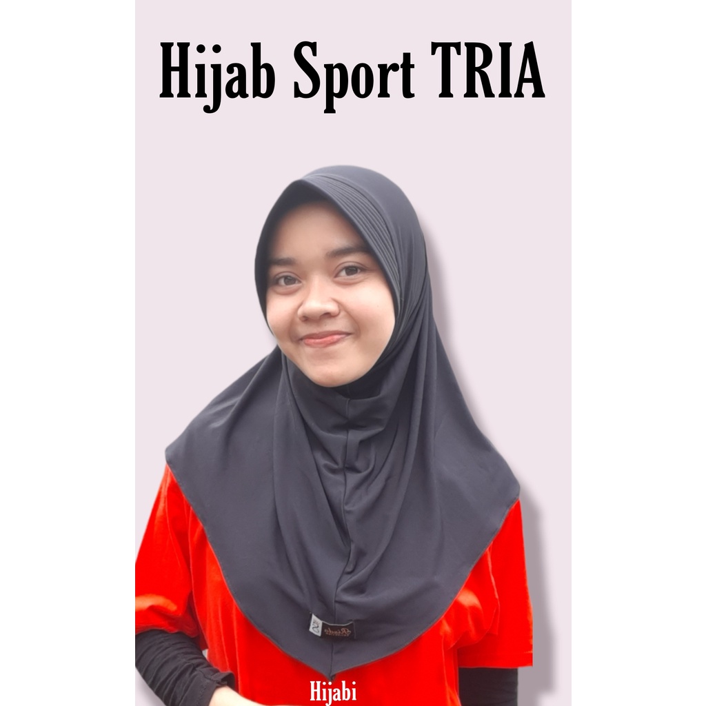 Hijab Sport TRIA Kerudung Olahraga Sporty Pet Kecil