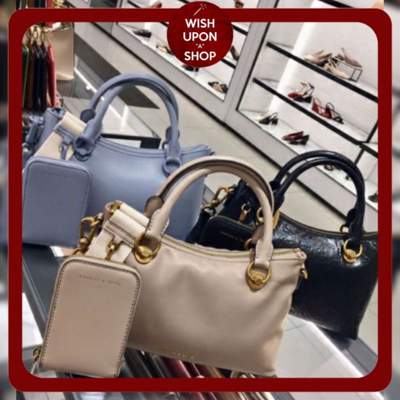 CK Double Top Handle Bag 57RFm