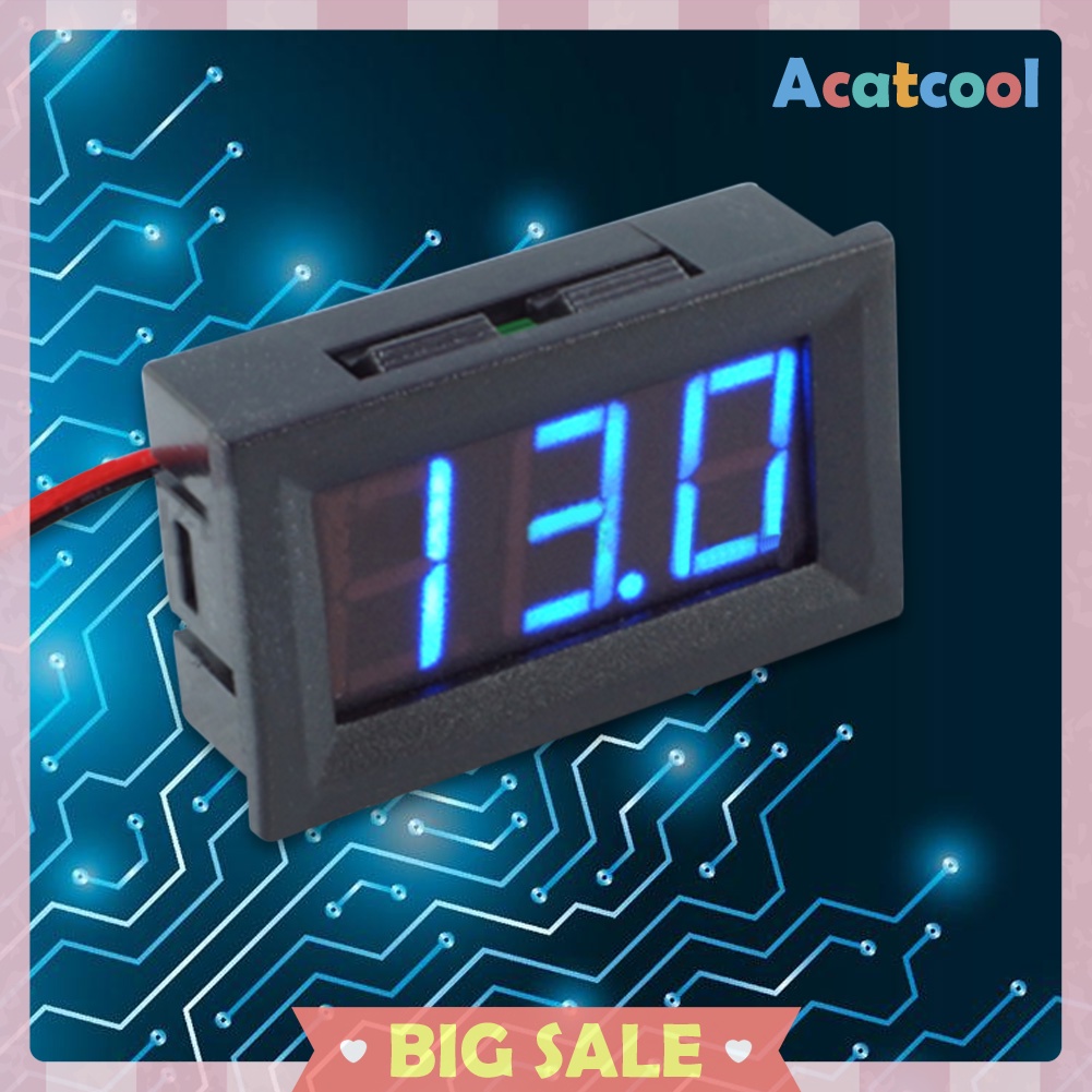 0.56inch LED Display DC 4.5-30V Two-wire Digital Voltmeter