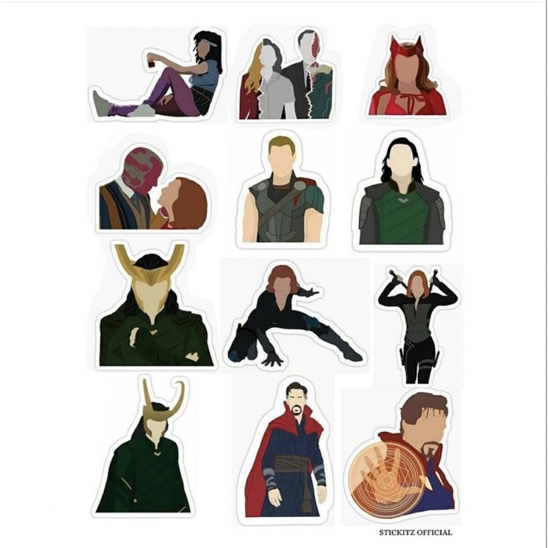 

Aesthetic Marvel stickers