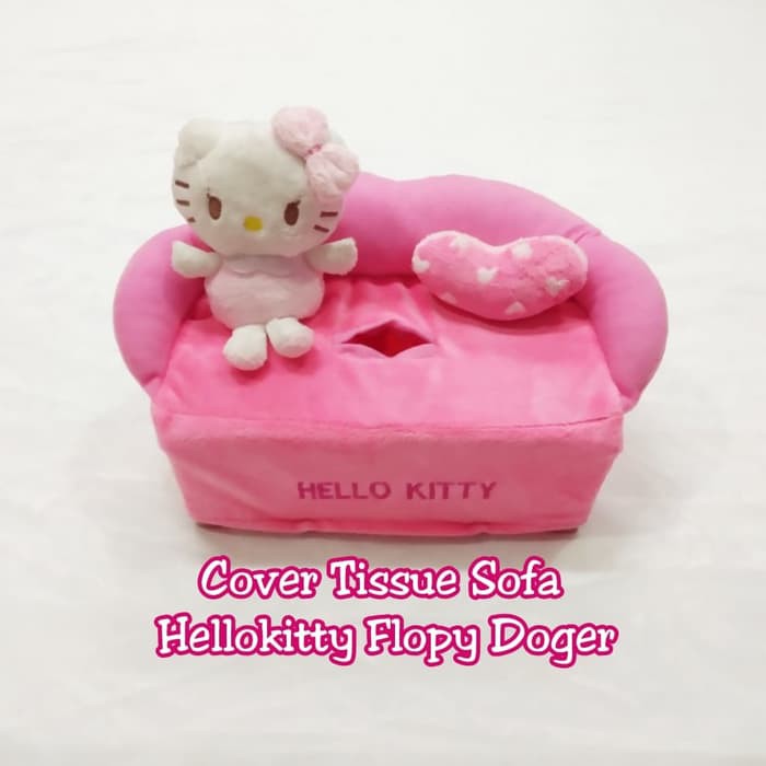 Tempat kotak box tissue tissu tisu mobil hello kitty HK E
