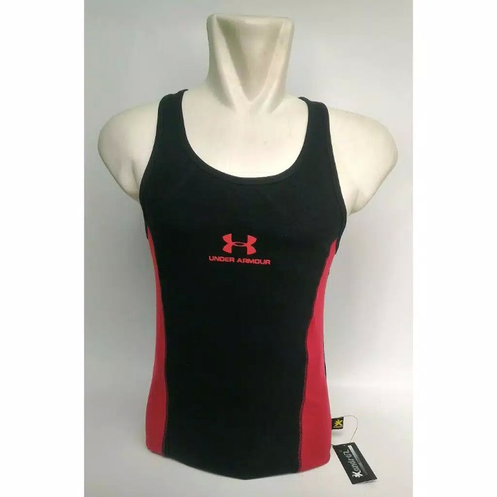 SINGLET / LEKBONG / TANKTOP FITNESS GYM - UNDER ARMOUR - Warna Kombinasi