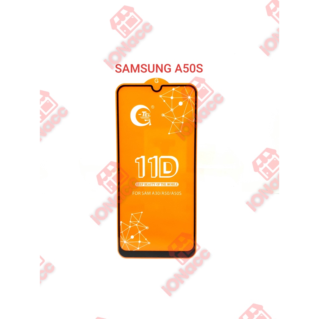 TEMPERED GLASS FULL LEM 9D 5D SAMSUNG GALAXY A50S - ANTI GORES KACA FULLHD - SCREEN GUARD PROTECTOR