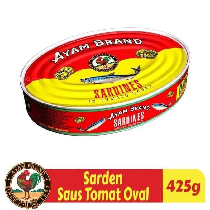 

Kaleng | Ayam Brand Sardines 425Gr
