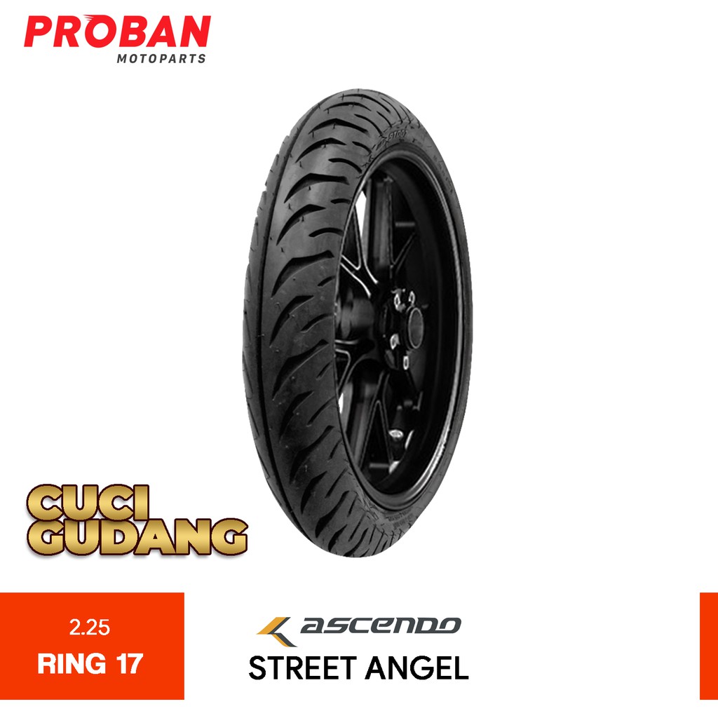 

ASCENDO TT STREET ANGEL (ST007) 2.25-17 CUCI GUDANG Ban Motor Tubetype