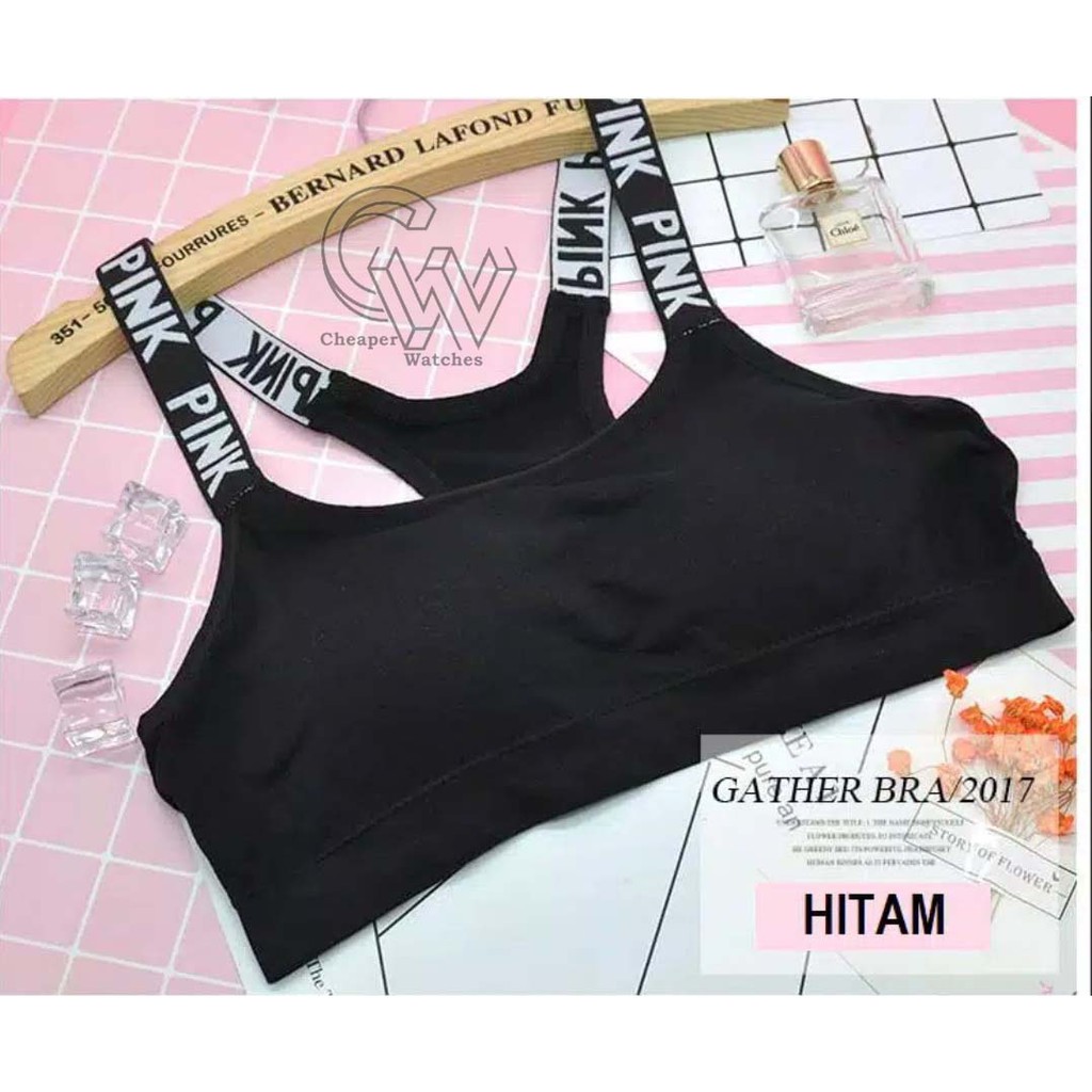 Cheaper-Sport Bra BH Pakaian Dalam Olahraga Wanita Sport Bra Tanpa Kawat Fashion Wanita Hight Quality Import