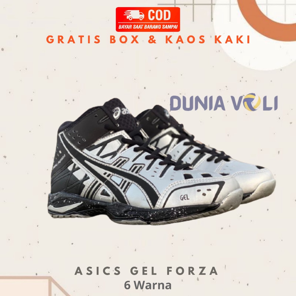 Sepatu Voli Murah Volly Gel Forza COD Warna Baru 6 [duniavoli]