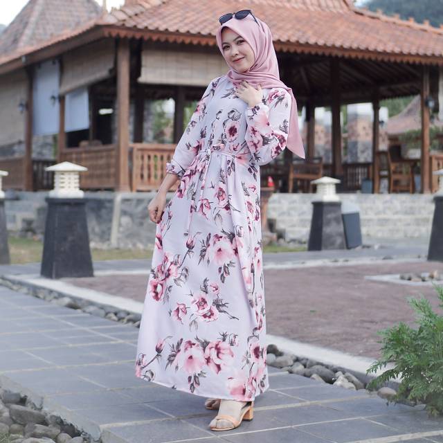 Rasya dress / gamis murah // gamis wanita // gamis muslimah // ootd