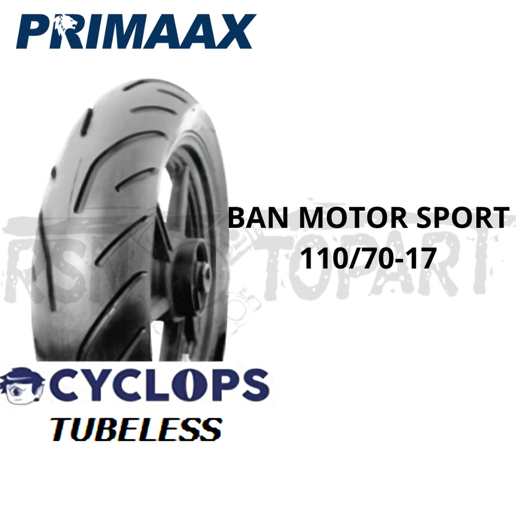 Ban Luar NAKED PRIMAAX/PRIMAX SK 07 110/70-17 TUBELES