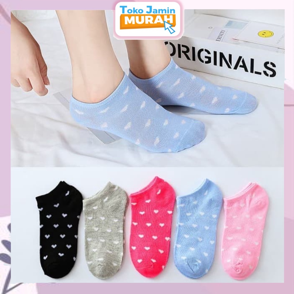 TJM KK215 Kaos Kaki Ankle Kode Motif Kaos Kaki Semata Kaki Cute Kaos Kaki Import