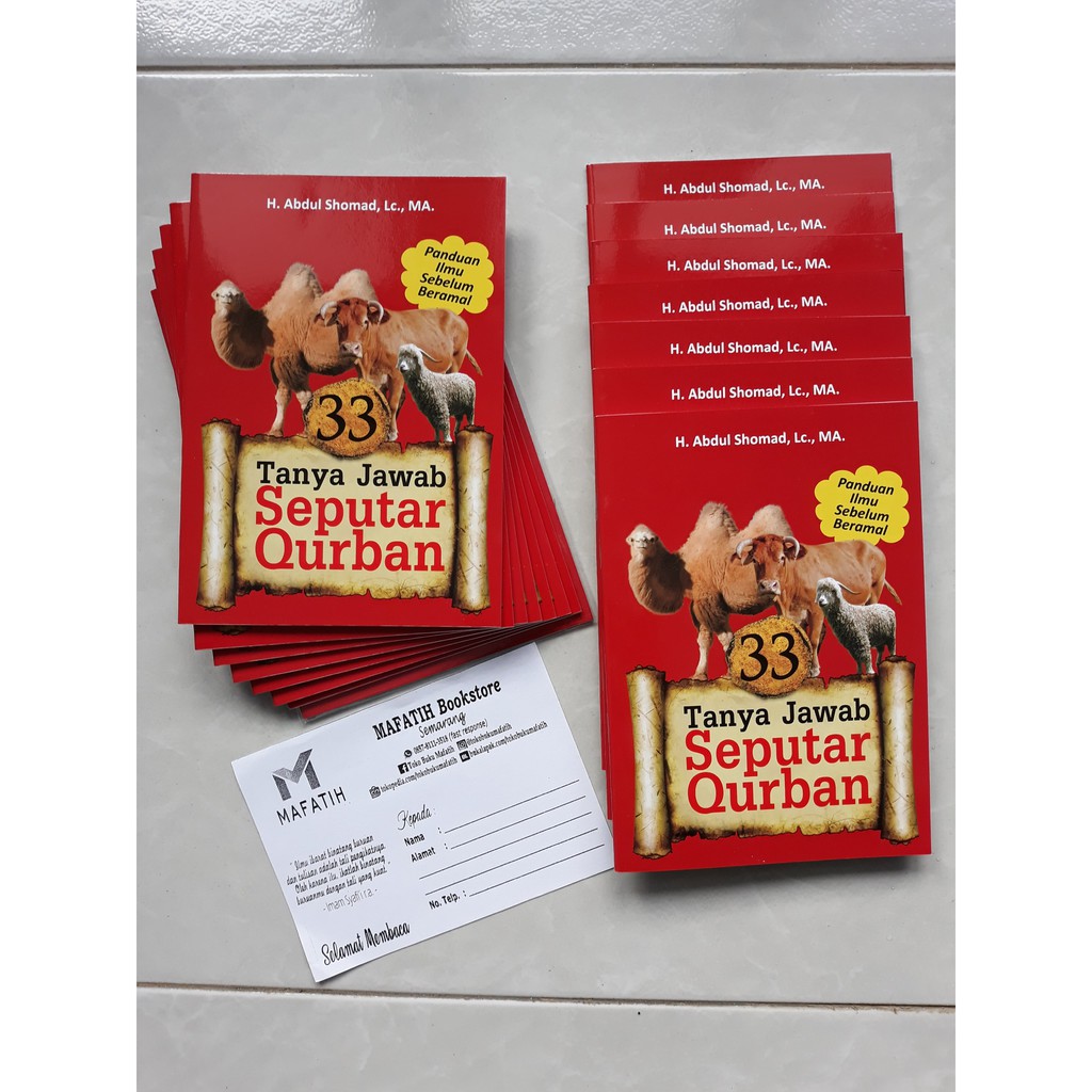 Buku 33 Tanya Jawab Seputar Qurban - Ustadz Abdul Somad, Lc., MA. 100% UAS ORIGINAL Store