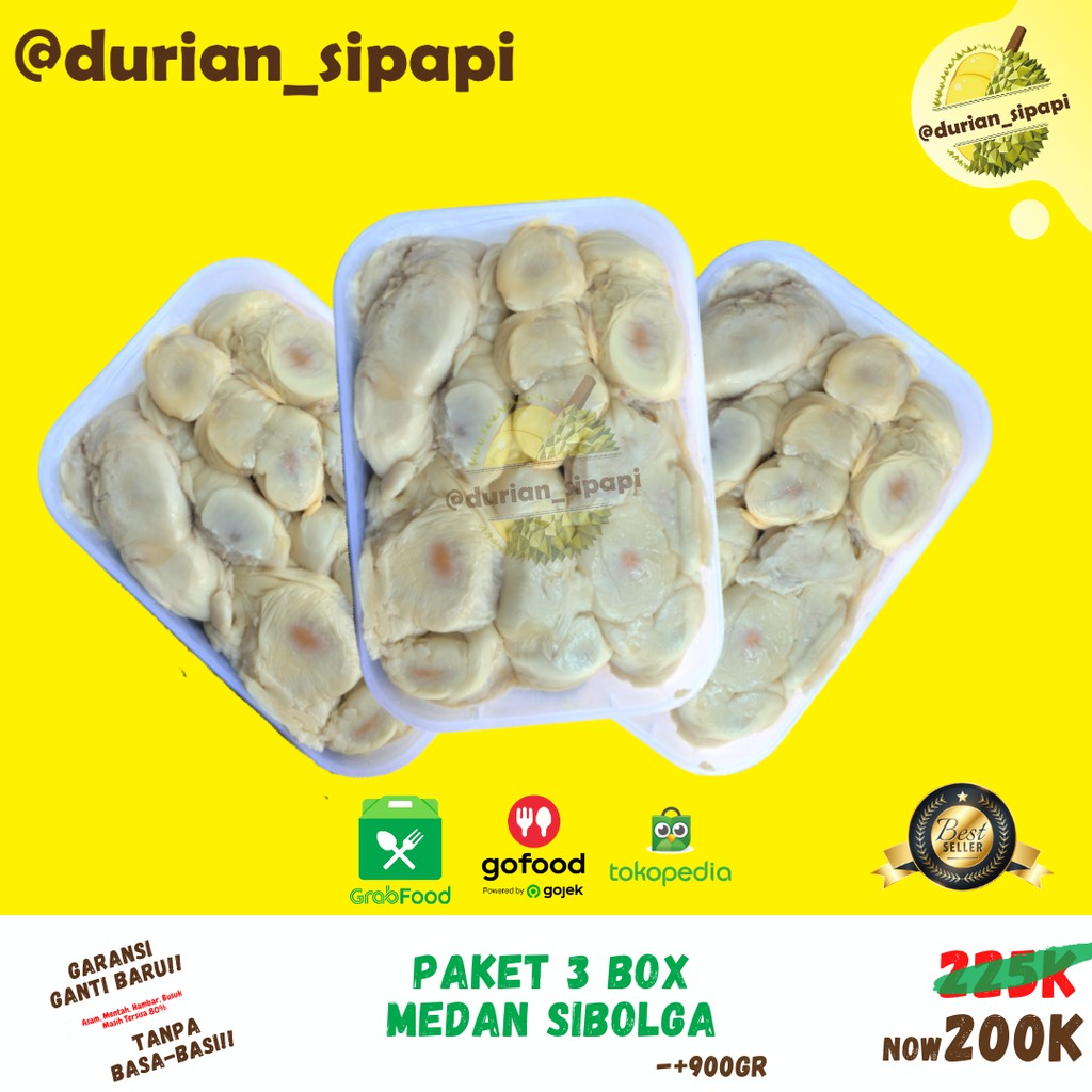 

Paket Promo Super Hemat Durian Kupas Durian Sipapi