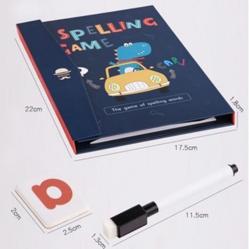 Buku Edukasi Spelling Game / Buku Pintar Belajar Membaca Anak