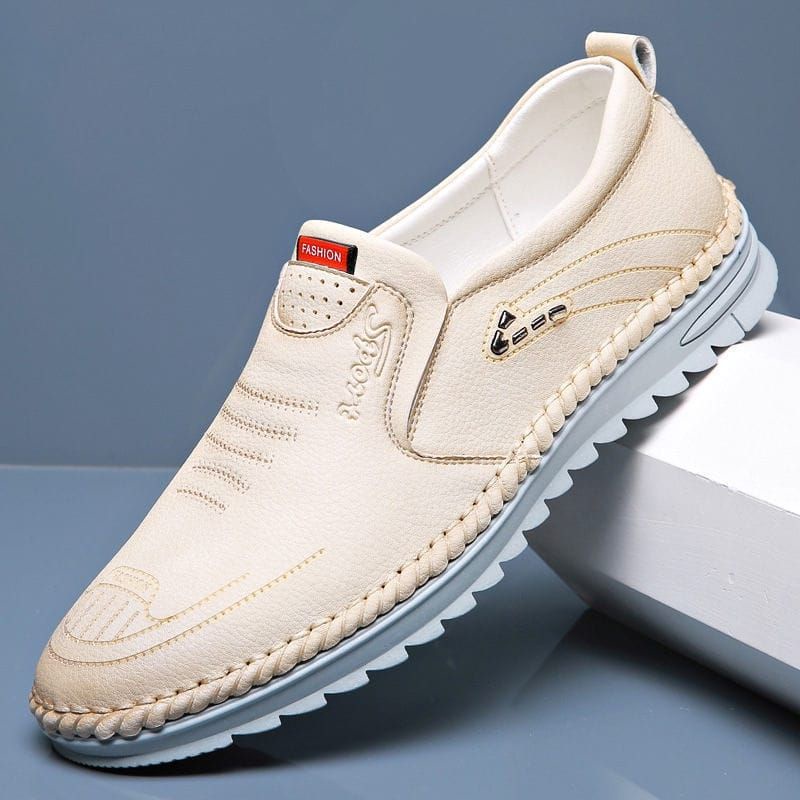 ASLI KULIT SEPATU SLIP ON PRIA ORIGINAL IMPORT