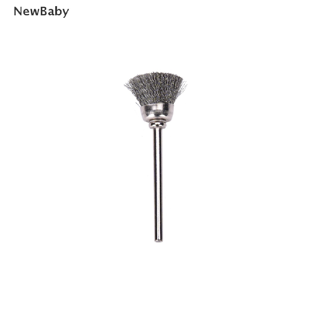 Newbaby 10PCS Cup Sikat Kawat Stainless Steel Mini 13mm Untuk Dremel Rotary Tool