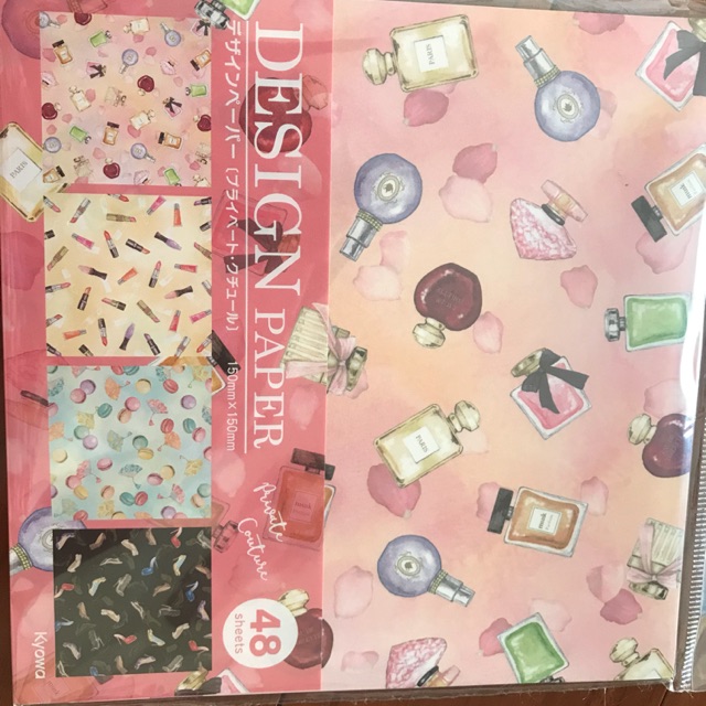 

Kertas Scrapbook - design paper - ukuran 15x15 - merk kyowa japan