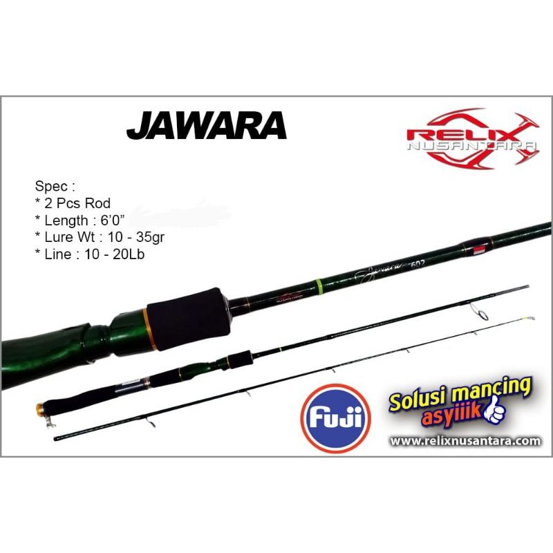JORAN JAWARA 602 LINE 10 - 20LB TERBARU RELIX NUSANTARA (pemancing Galatama Emas, Bawal, Patin, dll)