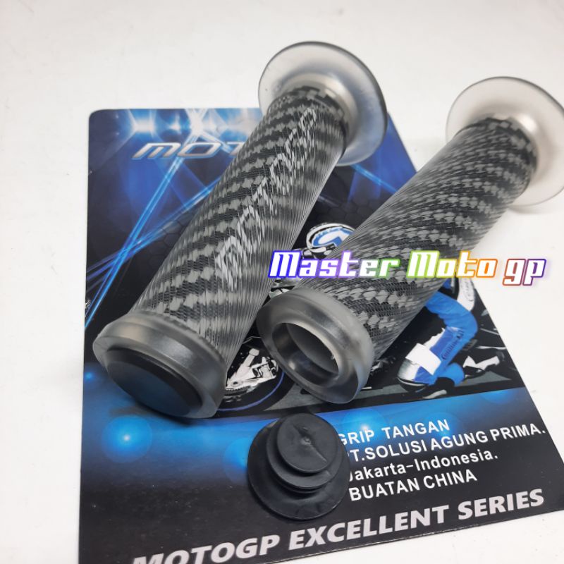 Grip karbon bulu Motogp Grip carbon model KTC Racing yaris Handfat variasi motor carbon MotoGp handgrip carbon Grip carbon Universal Nmax satria fu Beat Vario Scoopy Mio Fino ADV AEROX freego Lexi Vixion Rxking sonic