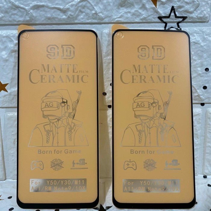 INFINIX HOT 9 Tempered Glass 9D Ceramic Matte Anti Pecah Screen