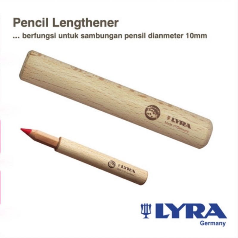 

Sambungan Pensil Lyra Dian 10mm Lengthener Pencil Holder Pemanjang