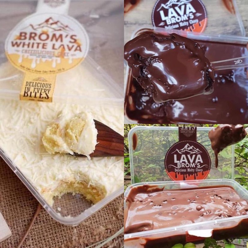 

dessert lava brom dan white lava