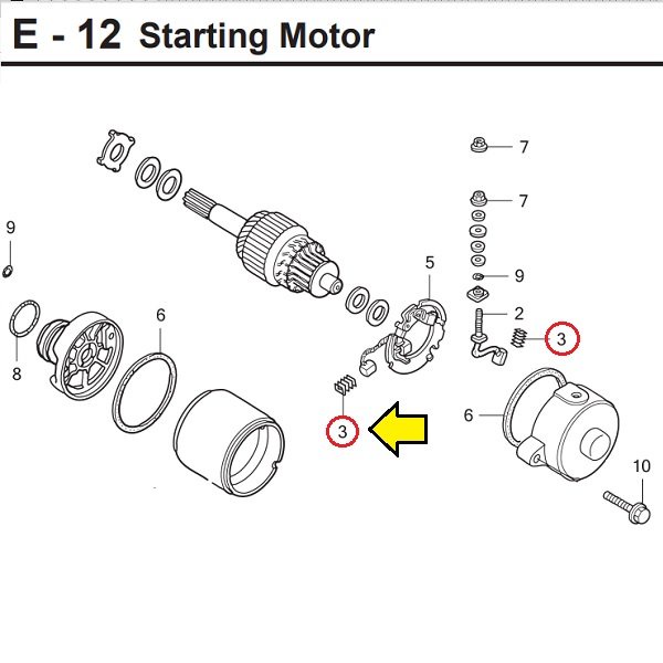 SALE  31204-KG8-004 PER COOL ARANG DINAMO STATER BEAT SCOOPY SPACY VARIO 110 KARISMA SUPRA X 125