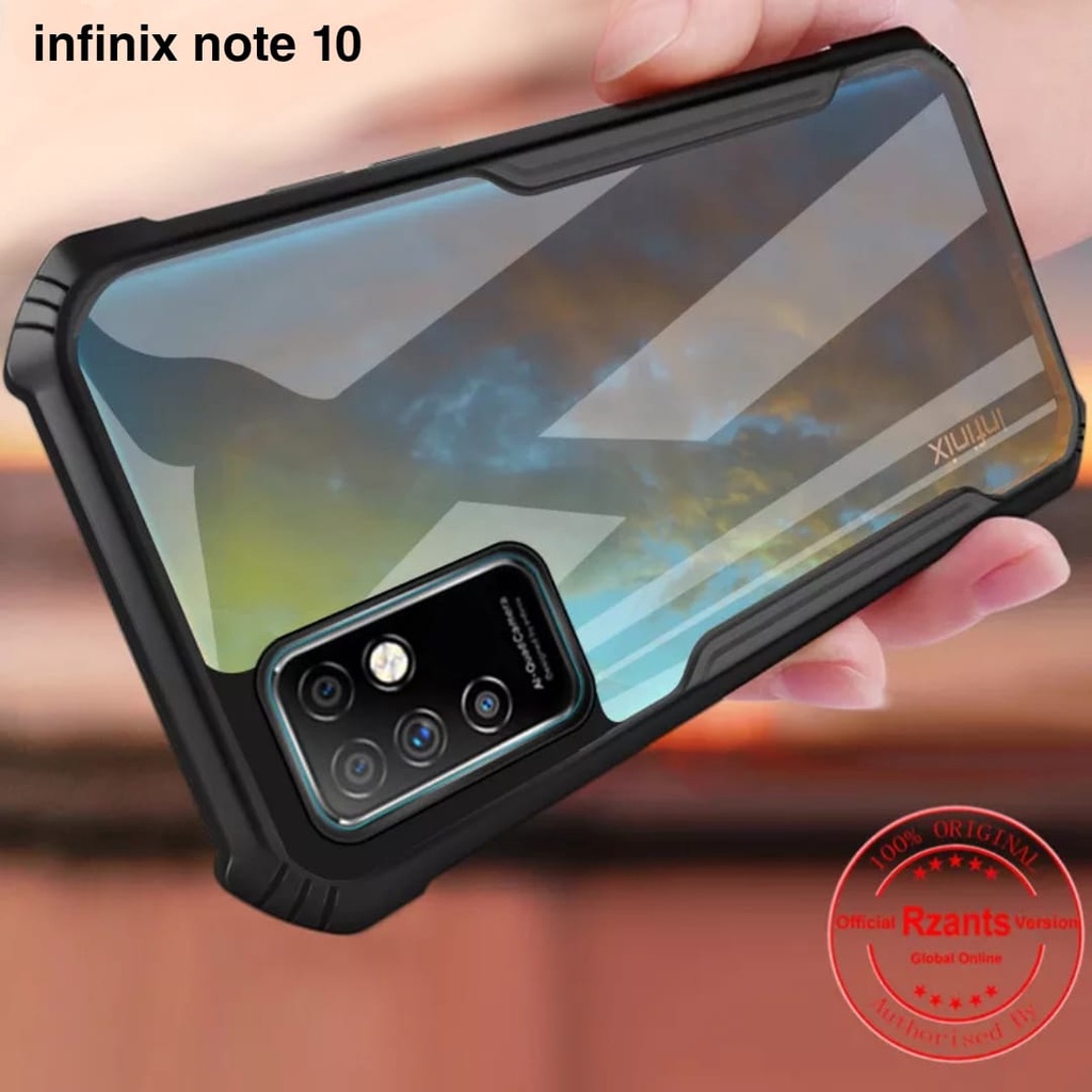 PROMO CASE INFINIX NOTE 10 SHOCKPROOF Casing Xundd Transparan Clear Pelindung HP Sampul Transparan